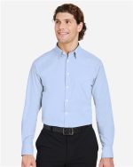 Devon & Jones DG537 - Men's CrownLux Performance® Microstripe Dress Shirt