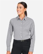 Devon & Jones DG536W - Women's CrownLux Performance® Gingham Dress Shirt