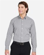 Devon & Jones DG536 - Men's CrownLux Performance® Gingham Dress Shirt