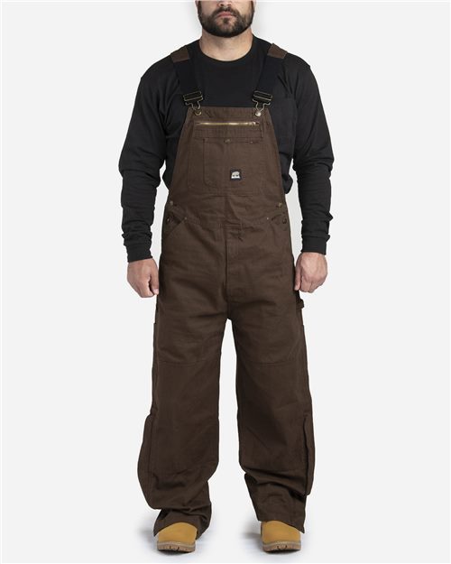 13632_fm Berne Apparel B1068 - Men's Acre Unlined Washed Bib Overall - Image 1