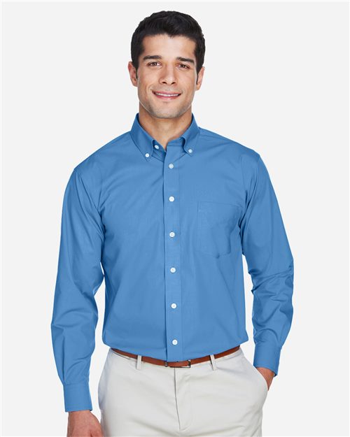 13635_fm Devon & Jones D620T - Men's Tall Crown Collection® Broadcloth Woven Dress Shirt - Image 1