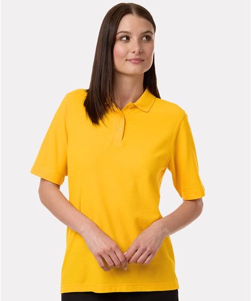 Harriton M105W - Women's Maverick CVC Pique Polo