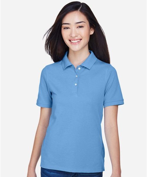 Harriton M265W - Women's Easy Blend Polo