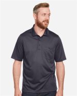 Harriton M348P - Men's Advantage Snag Protection Plus IL Pocket Polo