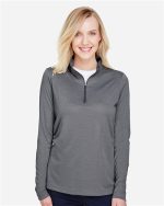 Team 365 TT31HW - Women's Zone Sonic Heather Performance Quarter-Zip Pullover