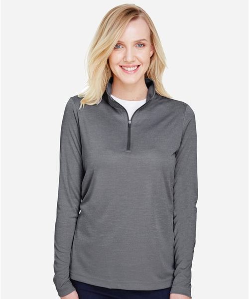 Team 365 TT31HW - Women's Zone Sonic Heather Performance Quarter-Zip Pullover