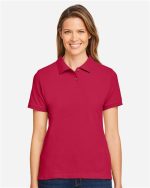 Harriton M200W - Women's Cotton Polo