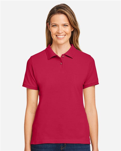 13890_fm Harriton M200W - Women's Cotton Polo - Image 1