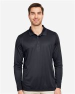 Team 365 TT51L - Men's Zone Performance Long Sleeve Polo