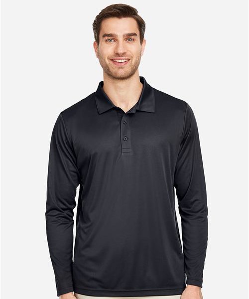 Team 365 TT51L - Men's Zone Performance Long Sleeve Polo