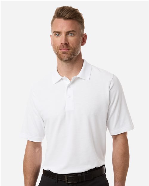 13914_fm Harriton M105T - Men's Tall Maverick CVC Pique Polo - Image 1