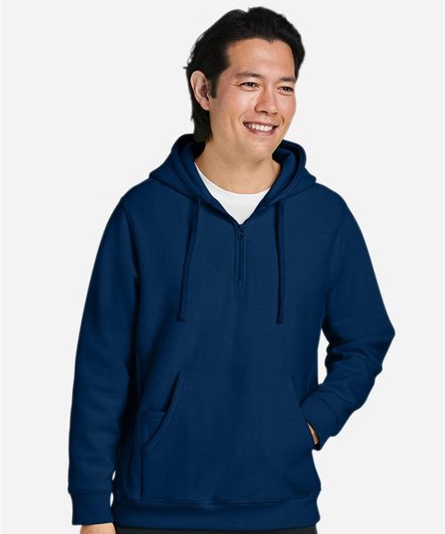 Team 365 TT97 - Unisex Zone HydroSport™ Heavyweight Quarter-Zip Hooded Sweatshirt