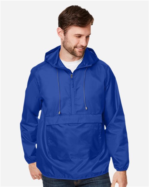 13938_fm Team 365 TT77 - Unisex Zone Protect Packable Anorak Jacket - Image 1