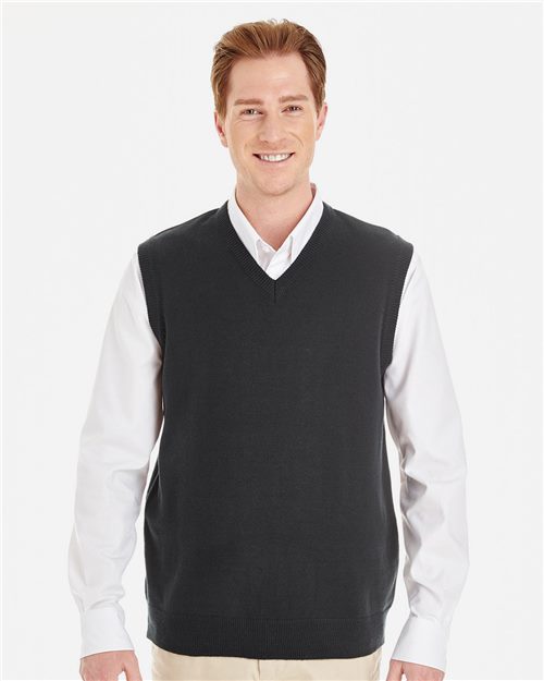 13947_fm Harriton M415 - Men's Pilbloc™ V-Neck Sweater Vest - Image 1
