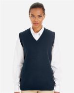 Harriton M415W - Women's Pilbloc™ V-Neck Sweater Vest