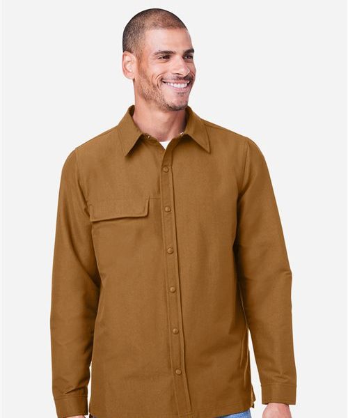Harriton M72 - Unisex Flex Twill Overshirt