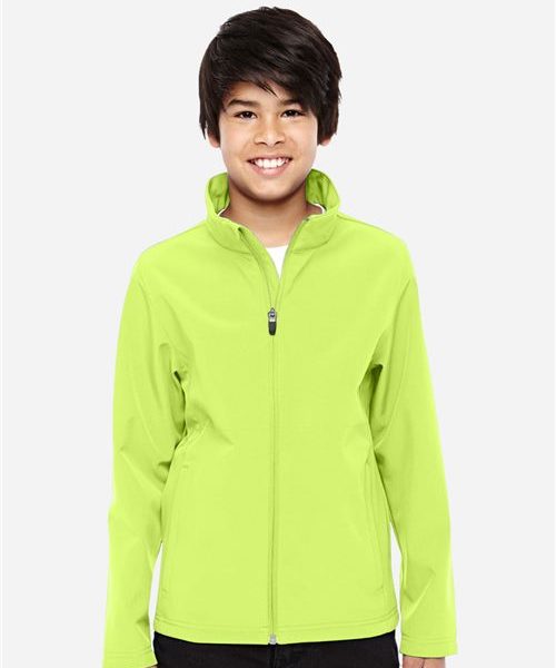 Team 365 TT80Y - Youth Leader Soft Shell Jacket