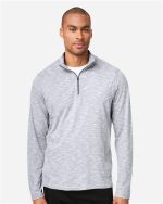 North End NE415 - Men's Eclipse Jacquard Quarter-Zip Pullover