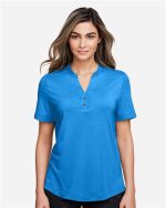 North End NE100W - Women's JAQ Snap-Up Stretch Performance Polo