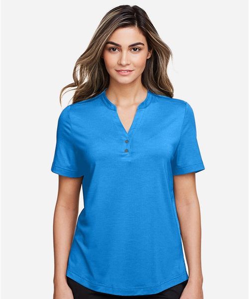 North End NE100W - Women's JAQ Snap-Up Stretch Performance Polo
