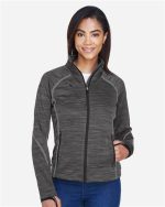 North End 78697 - Women's Flux Mélange Bonded Fleece Jacket