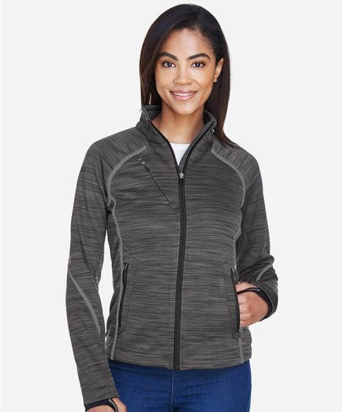 North End 78697 - Women's Flux Mélange Bonded Fleece Jacket