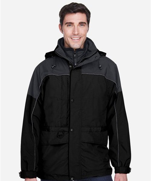 North End 88006 - Men's 3-in-1 Two-Tone Parka
