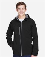 North End 88166 - Men's Prospect Two-Layer Fleece Bonded Soft Shell Hooded Jacket
