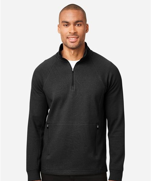 North End NE200 - Men's Rhythm Waffle Quarter-Zip Pullover