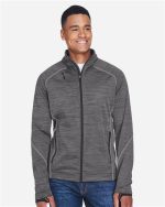 North End 88697 - Men's Flux Mélange Bonded Fleece Jacket