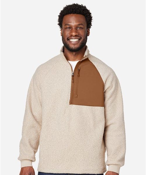 North End NE713 - Men's Aura Sweater Fleece Quarter-Zip Pullover