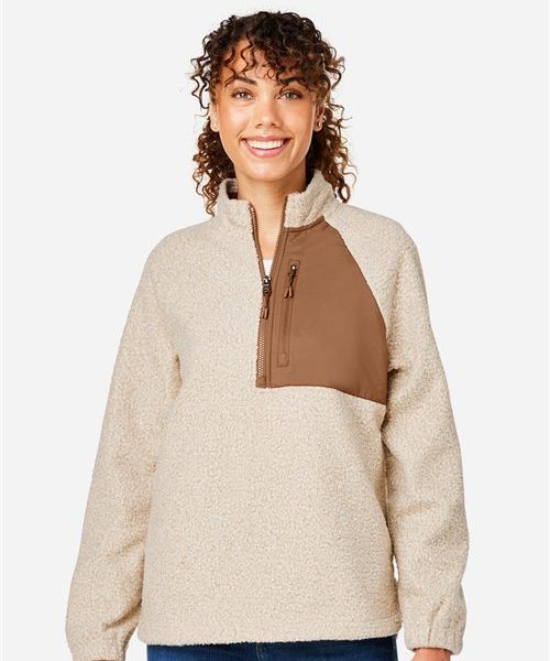 North End NE713W - Women's Aura Sweater Fleece Quarter-Zip Pullover