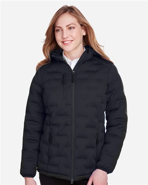 14164_fm North End NE708W - Women's Loft Puffer Jacket - Image 1