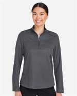 North End NE412W - Women's Express Tech Performance Pique Quarter-Zip Pullover