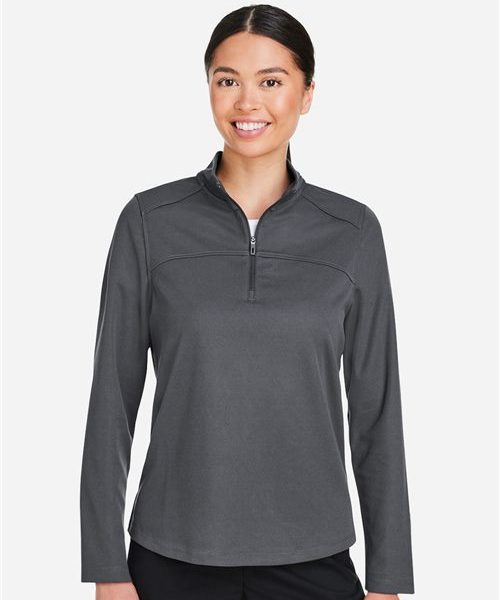 North End NE412W - Women's Express Tech Performance Pique Quarter-Zip Pullover