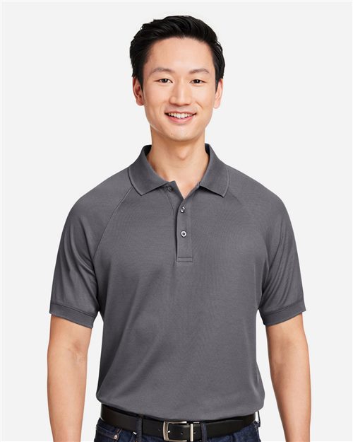 14175_fm Harriton M208 - Men's Charge Snag and Soil Protect Polo - Image 1