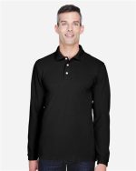 Harriton M265L - Men's Easy Blend™ Long Sleeve Polo