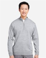 Harriton M421 - Unisex Pilbloc™ Quarter-Zip Pullover Sweater