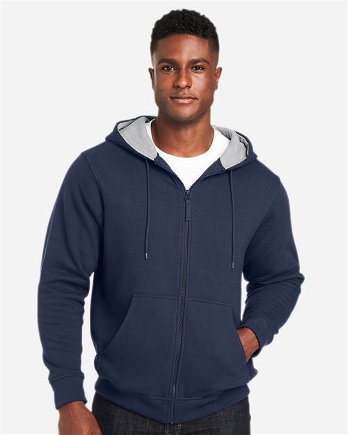14212_fm Harriton M711T - Unisex Tall ClimaBloc™ Lined Heavyweight Hooded Sweatshirt - Image 1