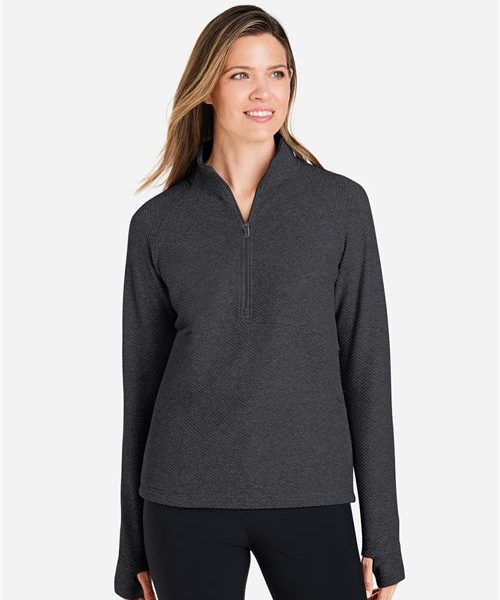 North End NE725W - Women's Spirit Textured Quarter-Zip Pullover