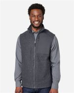 North End NE714 - Men's Aura Sweater Fleece Vest