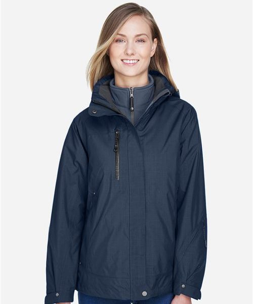North End 78178 - Women's Caprice 3-in-1 Jacket with Soft Shell Liner