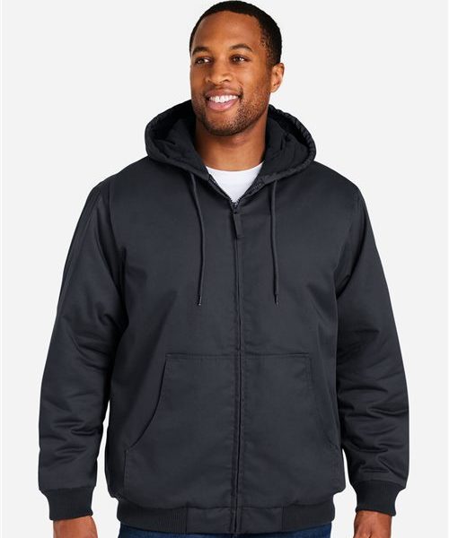 Harriton M722T - Unisex Tall ClimaBloc® Heavyweight Hooded Full-Zip Jacket