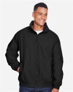 Harriton M740 - Unisex Fleece Lined Nylon Jacket