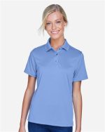 Harriton M345W - Women's Advantage Snag Protection Plus IL Snap Placket Polo