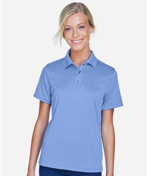 Harriton M345W - Women's Advantage Snag Protection Plus IL Snap Placket Polo