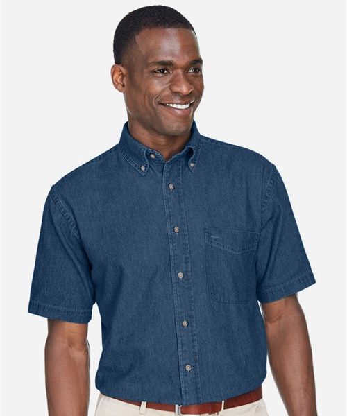 Harriton M550S - Men's Denim Shirt