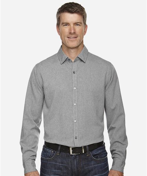 North End 88802 - Men's Melange Performance Shirt