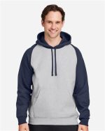 Team 365 TT96CB - Unisex Zone HydroSport™ Heavyweight Colorblock Hooded Sweatshirt