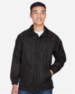 Harriton M775 - Unisex Nylon Staff Jacket